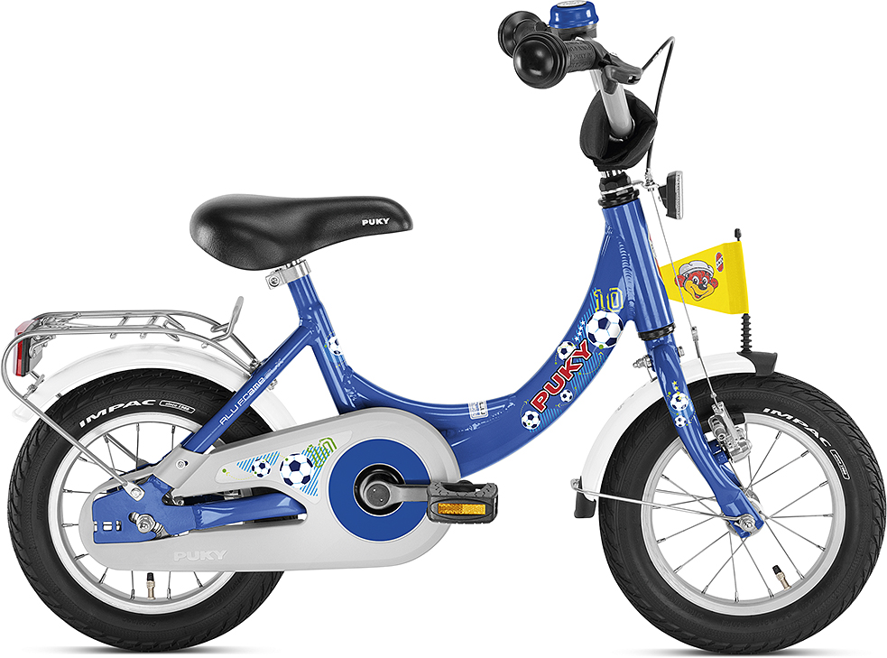 Двухколесный велосипед Puky ZL 12-1 Alu 4122 blue football синий