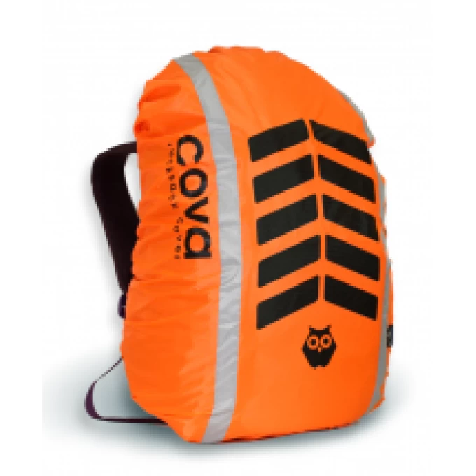 Чехол на рюкзак со световозвращающими лентами, оранж, 555-506