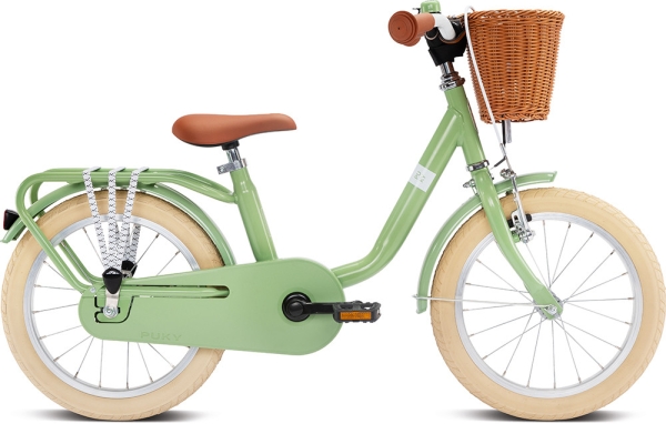 Двухколесный велосипед Puky STEEL CLASSIC 16 4233 retro green зеленый